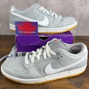 Nike SB Dunk Low Pro ISO Orange Label Wolf Grey Gum Size 11.5 DV5464-001 Mens OG
